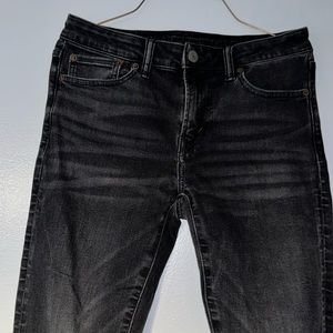 American Eagle black skinny jeans . Size 30*30